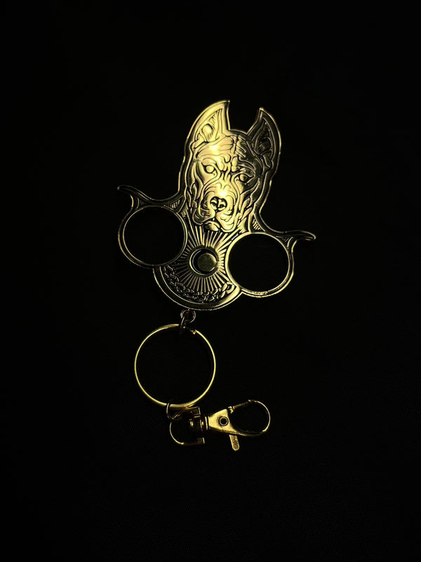 Cane Corso Keychain Gold